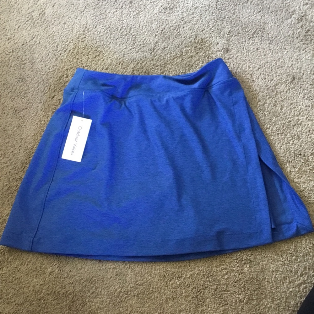 Outdoor Voices Blue Mini Skort
